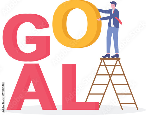 Strategy development, business improvement planning, success checklist or aspiration to growing business,

