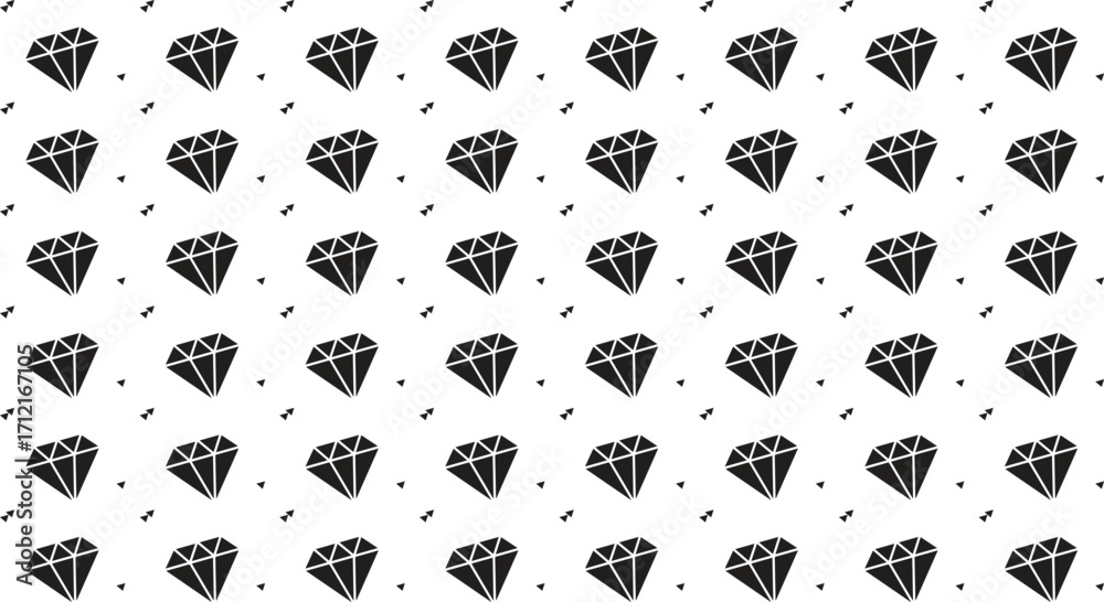Naklejka premium Abstract diamond collection icons. Vector logo design diamonds color. Cristal Shine Effect.