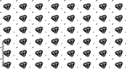 Abstract diamond collection icons. Vector logo design diamonds color. Cristal Shine Effect.