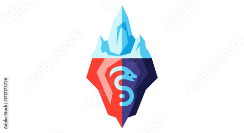 Ice and Fire Dragon Emblem.