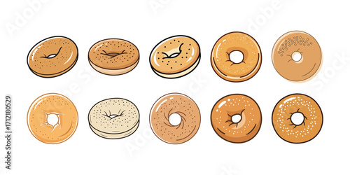set of bagels