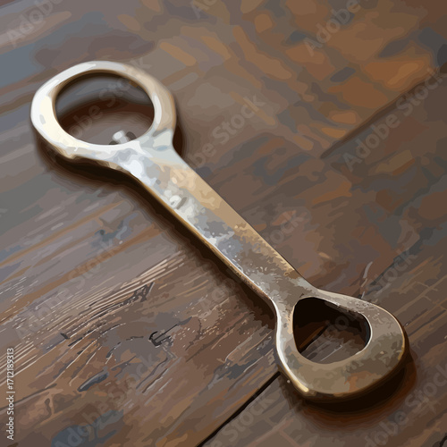 old rusty scissors