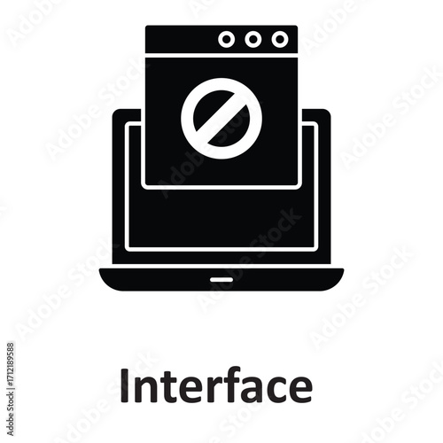 computing icon Vector Icon which can easily modify or edit
