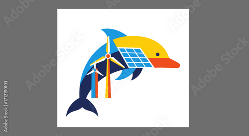 Dolphin with Renewable Energy Sources.