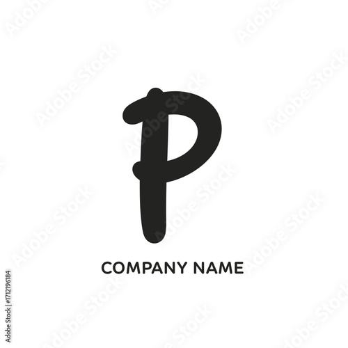 Elegant Letter P Logo Design with a Modern and Minimalist Style.