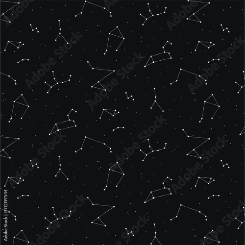 Galaxy pattern set background 02