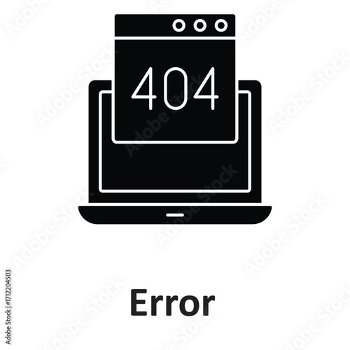 Error  Vector Icon which can easily modify or edit