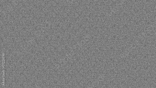 TV snow or noise. Detained analog tale visor. Analog tv screen noise glitch effect background. Static white noise television.Seamless looped tv snow or noise background. Detuned analog televisor.