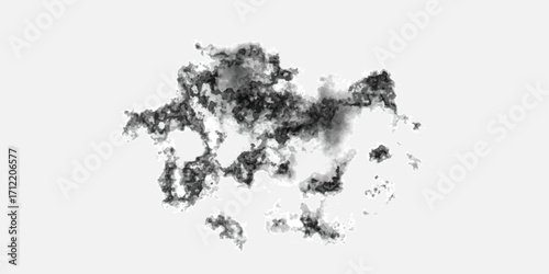 Grunge ink splat world map illustration with paint and splashes depicting global geography