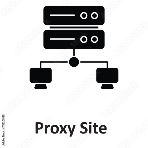  proxy site  Vector Icon which can easily modify or edit