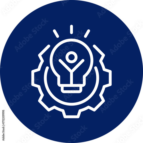 Strategy icon isolated on white background. vector illustration icon for digital nomad
