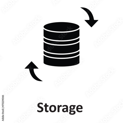  storage   Vector Icon which can easily modify or edit
