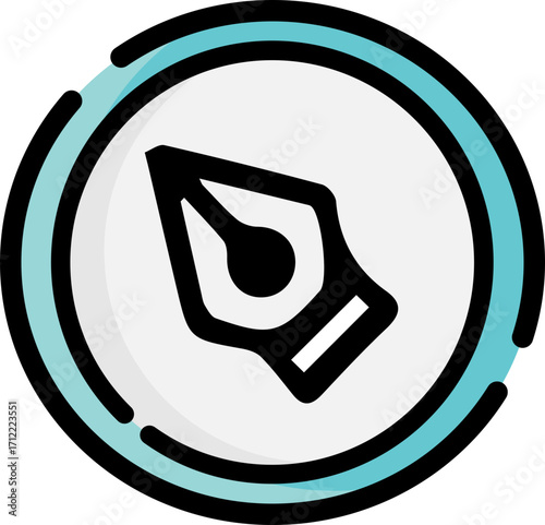 vector illustration of a glass icon