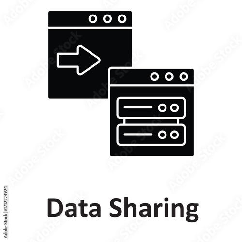  data sharing  Vector Icon which can easily modify or edit