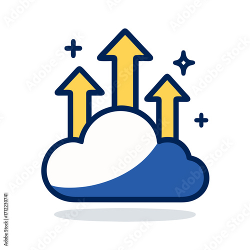 Optimizing cloud computing infrastructure for efficient data management, enhancing server performance and network scalability, ideal for big data applications and digital growth