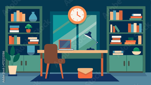 A quiet study room is available for those who prefer complete silence while studying.