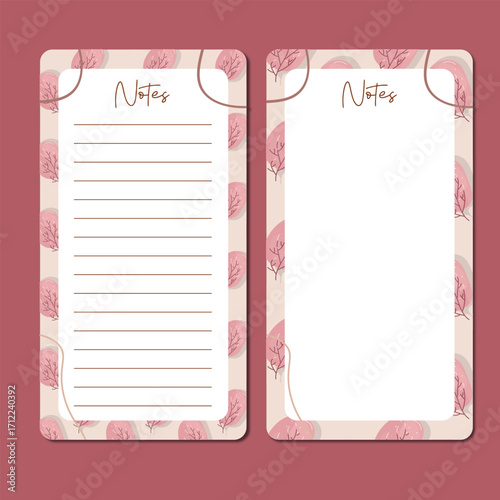 paper, note, notebook, blank, frame, vector, pink, illustration, page, card, list, sheet, notepad, message, design, empty, heart, love, letter, writing, lined, reminder, book, art, pad