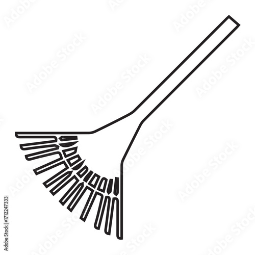 Garden Rake Illustration
