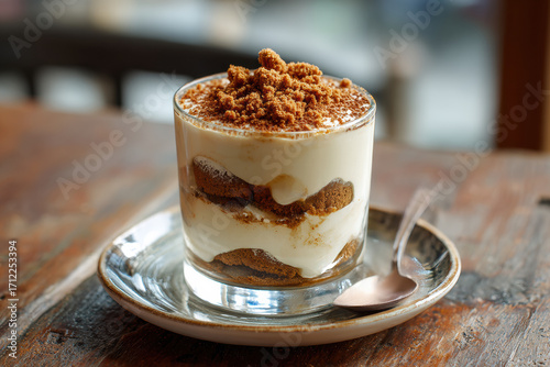 Lotus Biscoff Tiramisu Glass Cup Styled Photography