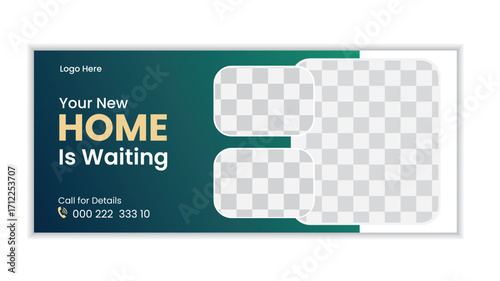 Modern Real Estate Billboard Template Design