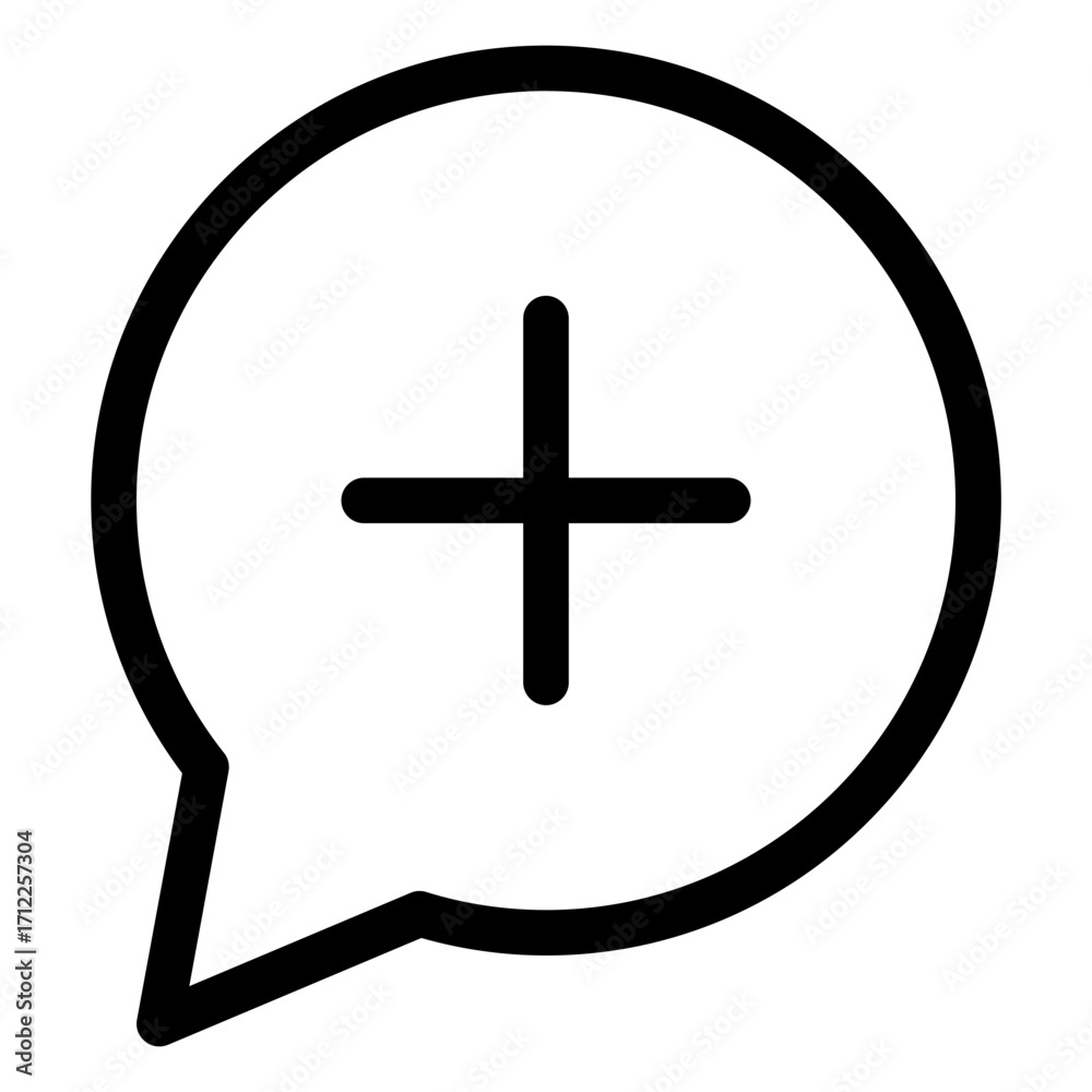 Obraz premium Comment bubble for user feedback and interaction in digital communication platforms