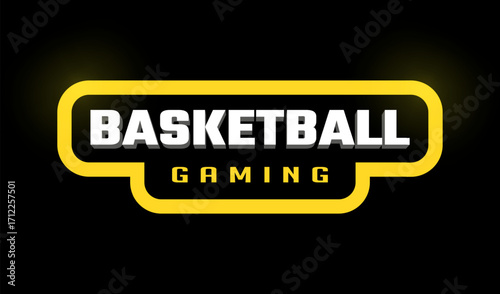 Basketball logo. Sport games. Sporting ball emblem. T shirt print.