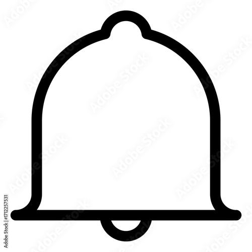 Alert notification bell for reminders and urgent messages in applications and websites