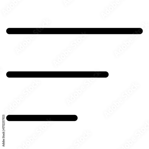 Ascending sort representation for data organization and user interface design in applications and websites