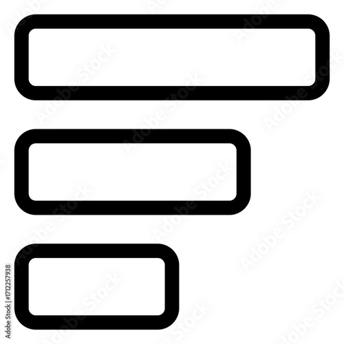Ascending sort arrow representing data organization and prioritization for efficient information management