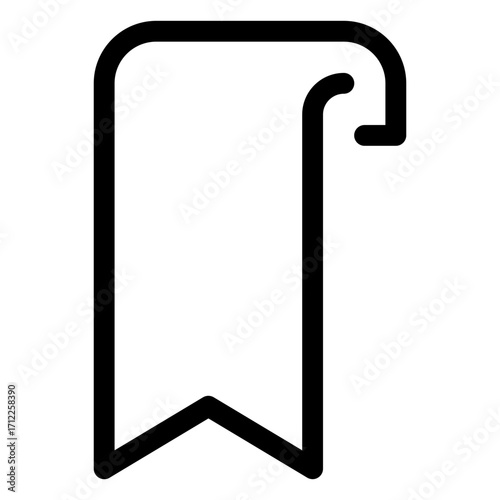 Stylish bookmarks design for organizing and saving favorite web pages and resources in digital applications