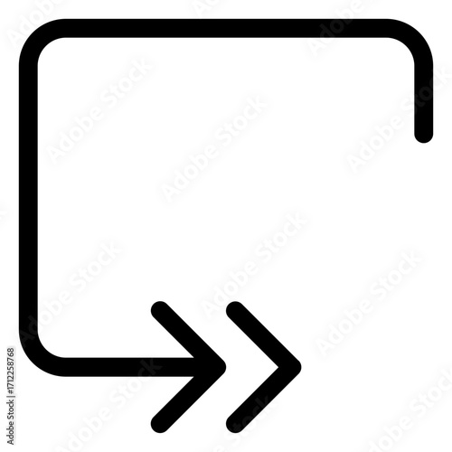 Looping forward button for seamless navigation in digital interfaces and applications