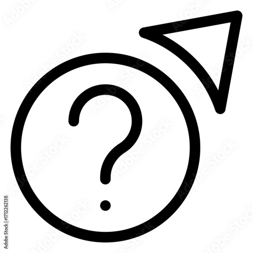 Interactive cursor with question mark for help and support in digital interfaces