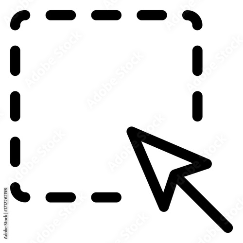 Interactive cursor for selection and navigation in digital interfaces and applications