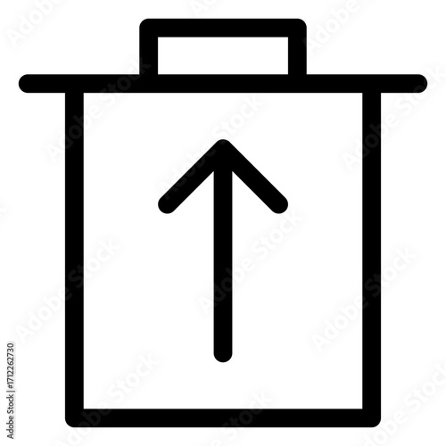 Trash can with a restore option for recovering deleted files and managing digital waste