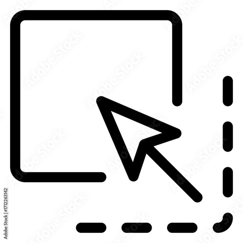 Interactive drag and drop cursor for enhancing user experience in web and mobile applications