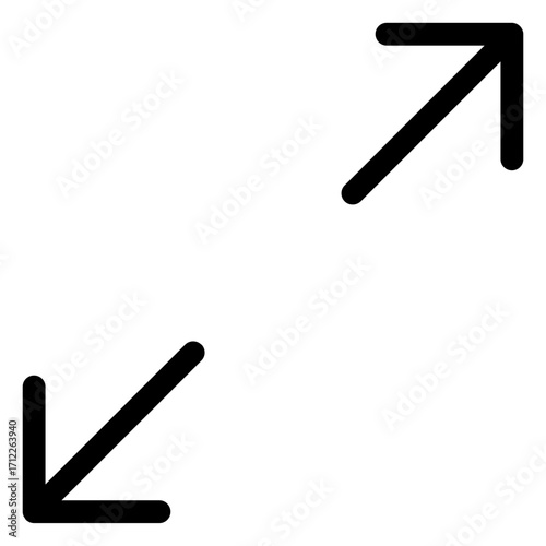 Simple expand arrow design for user interface and web applications