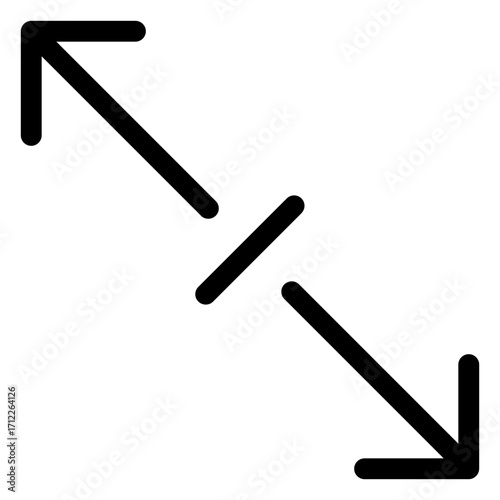 Diagonal expansion graphic for user interface design and interactive applications
