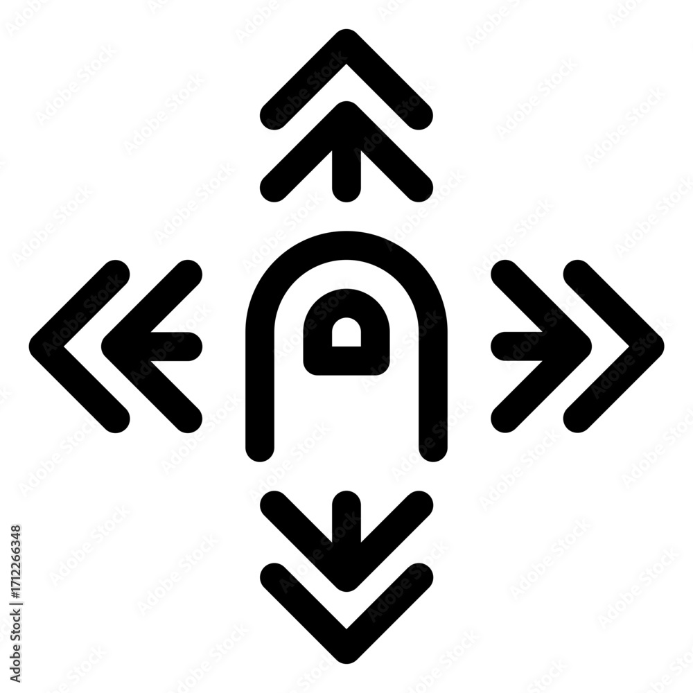 Obraz premium Dynamic gesture tap representation for versatile user interactions in digital applications and interfaces