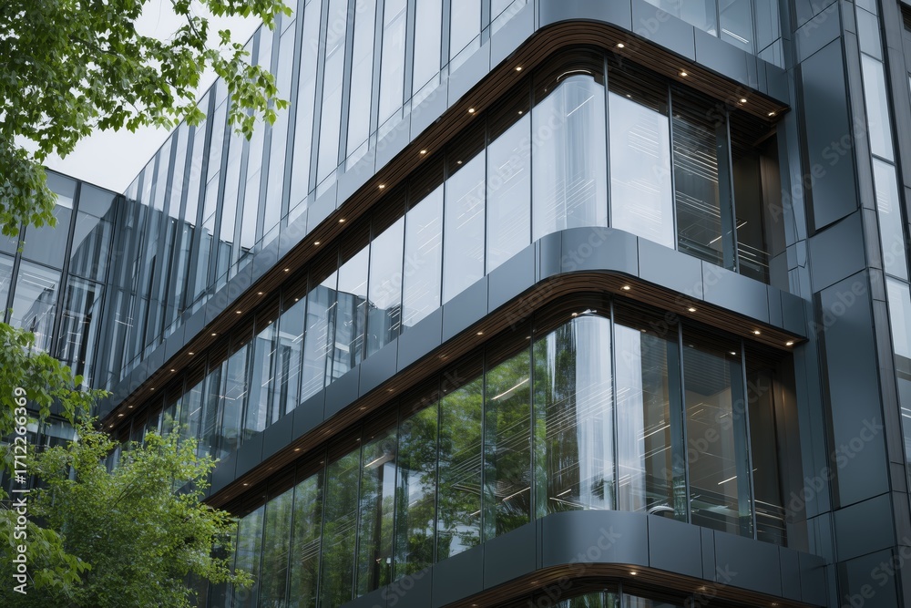 Fototapeta premium Facade of a corporate structure