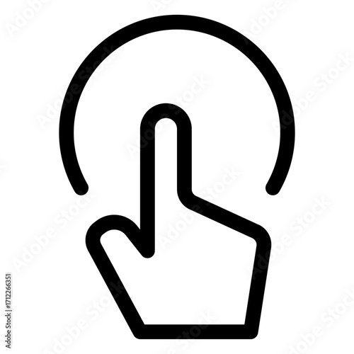 User-friendly gesture tap representation for intuitive mobile and web interactions