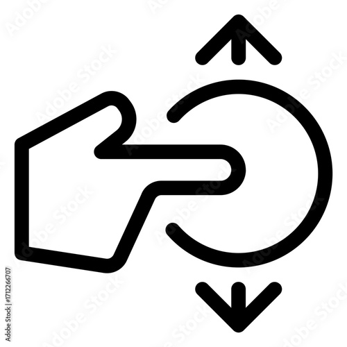 Vertical gesture tap for expanding content in user interfaces and mobile applications