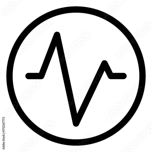 Circular graph representation showcasing statistical data analysis and visualization for reports and presentations