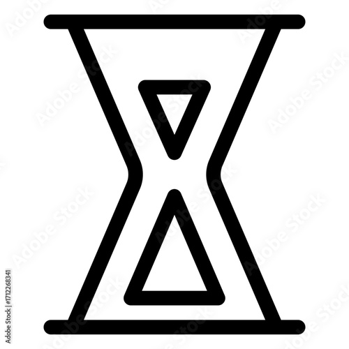 Classic hourglass timer representing the passage of time and patience in various contexts