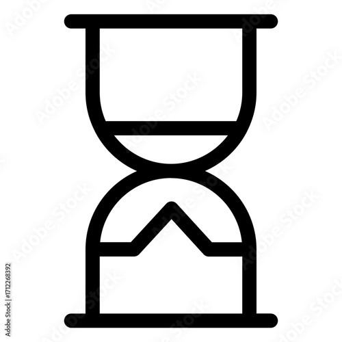 Classic hourglass timer representing the passage of time and patience in various contexts