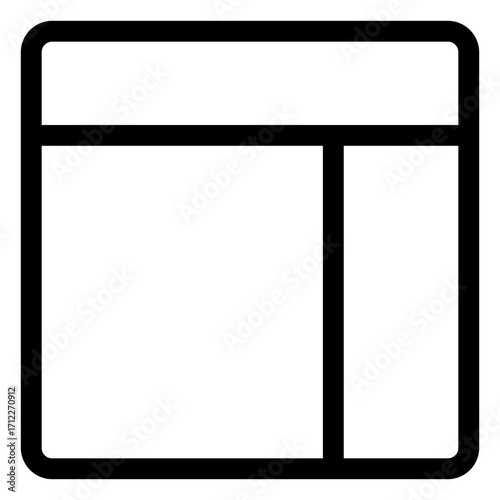 Clean and modern layout design elements for user interface and web applications