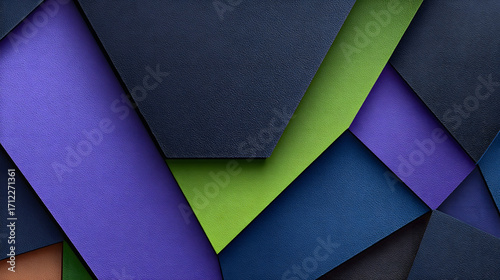 Dark Stylish Abstract Background with Neon Violet and Emerald Accents – Futuristic Metallic Texture