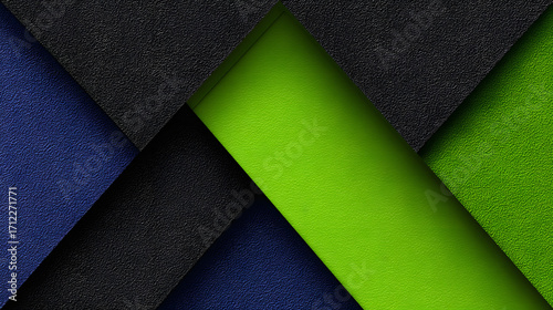 Dark Stylish Abstract Background with Neon Violet and Emerald Accents – Futuristic Metallic Texture