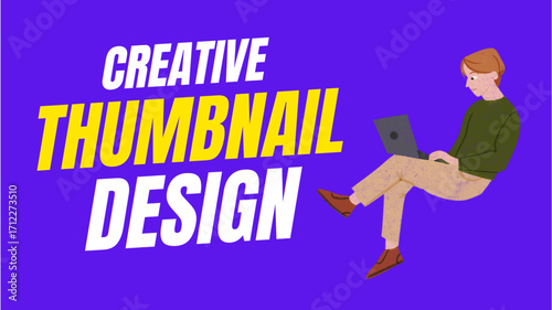 Creative YouTube Thumbnail Design Template
