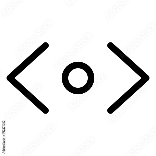 Directional arrow indicating movement towards the top right corner for user interface navigation and design