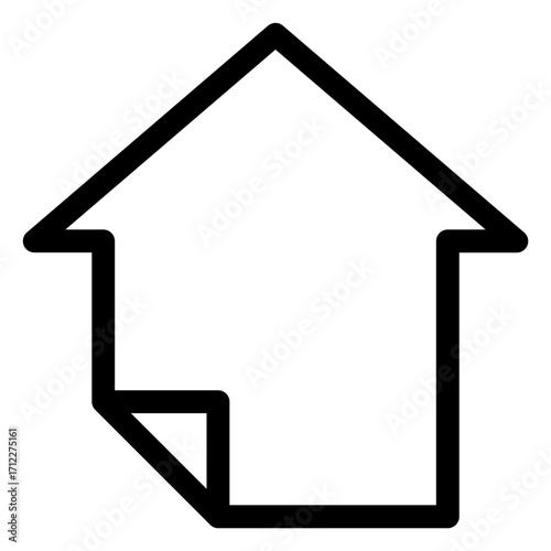 Upward navigation arrow for enhancing user experience in apps and websites